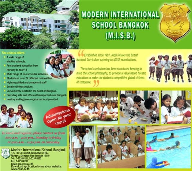 Modern International School, Bangkok (MISB)